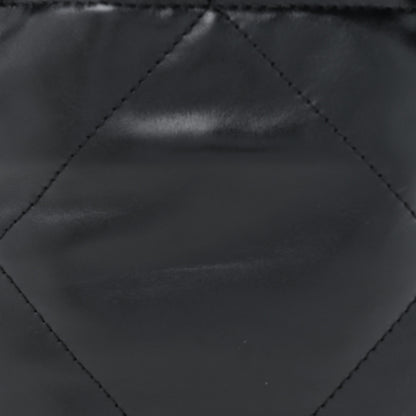 Chanel Shiny Calfskin Quilted Mini Chanel 22 Black 8 of 10