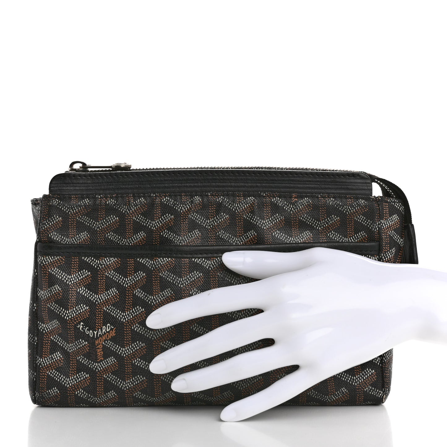 Goyardine Miroir Toiletry Bag PM Black