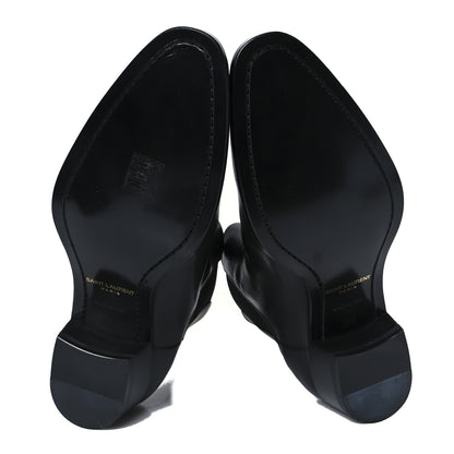 Saint Laurent Calfskin Mens Wyatt Chelsea Boots 39.5 Black 6 of 11