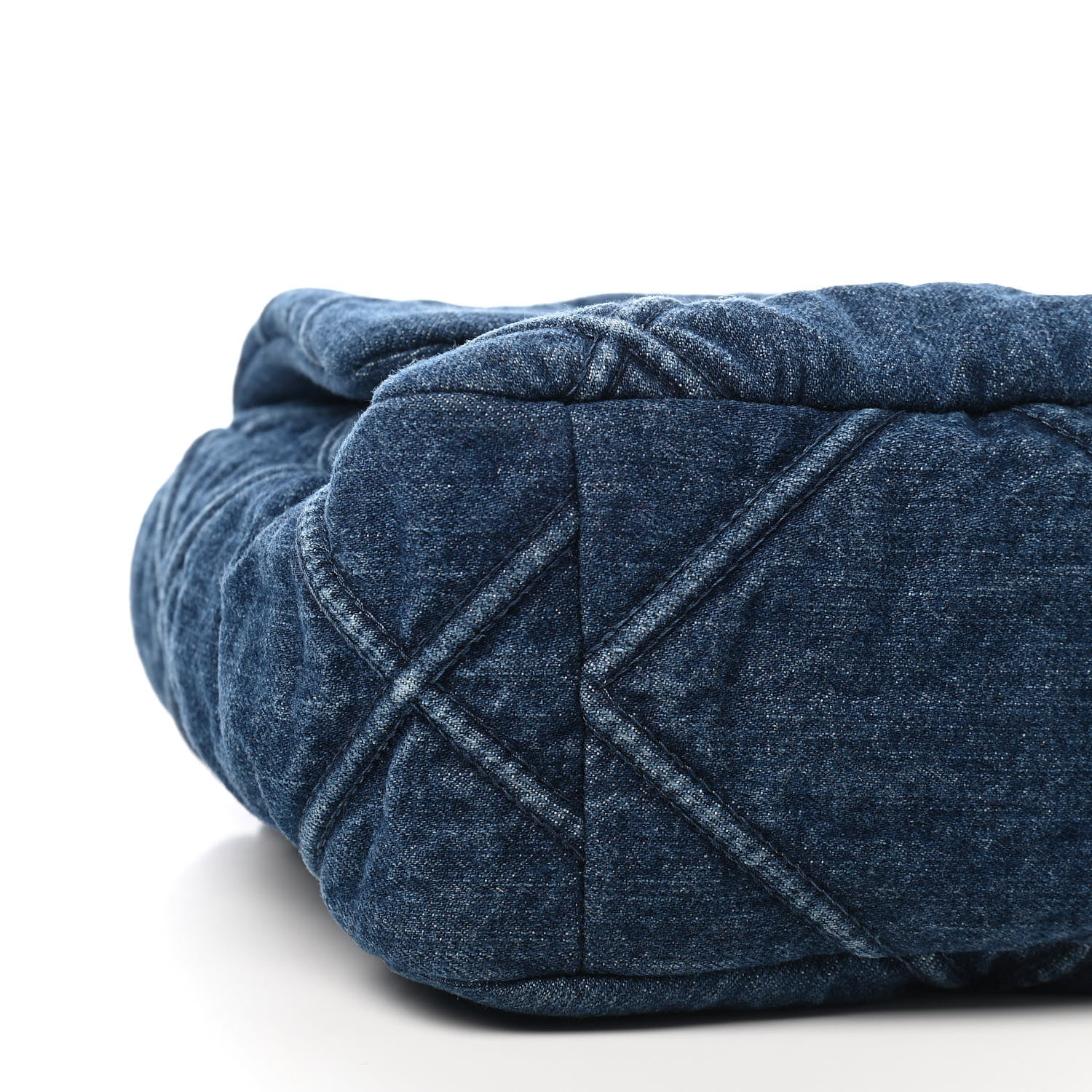 Chanel Denim Quilted Large Chanel 19 Flap Blue 8 of 9