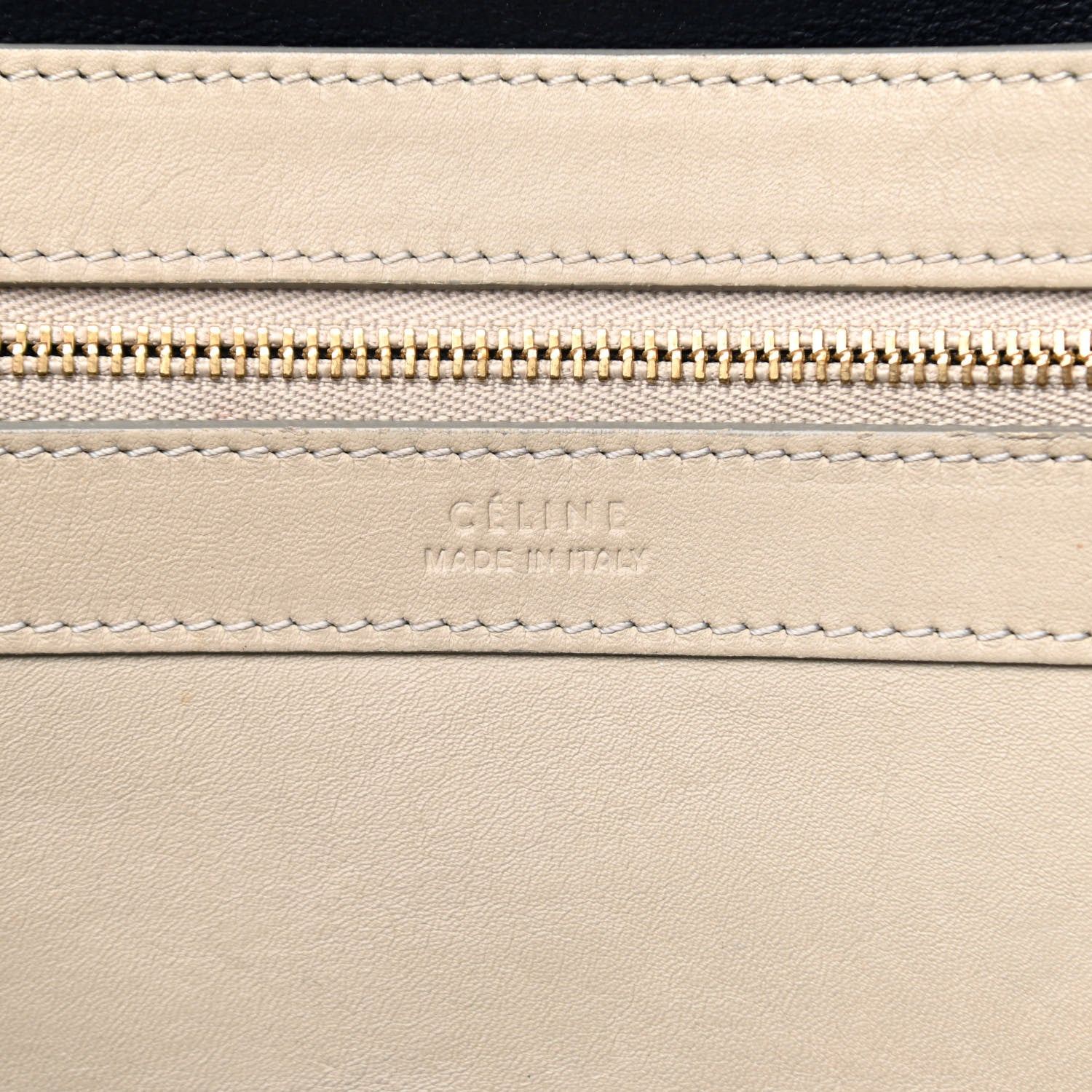 Celine Smooth Calfskin Small Belt Cabas Phantom Taupe 6 of 14