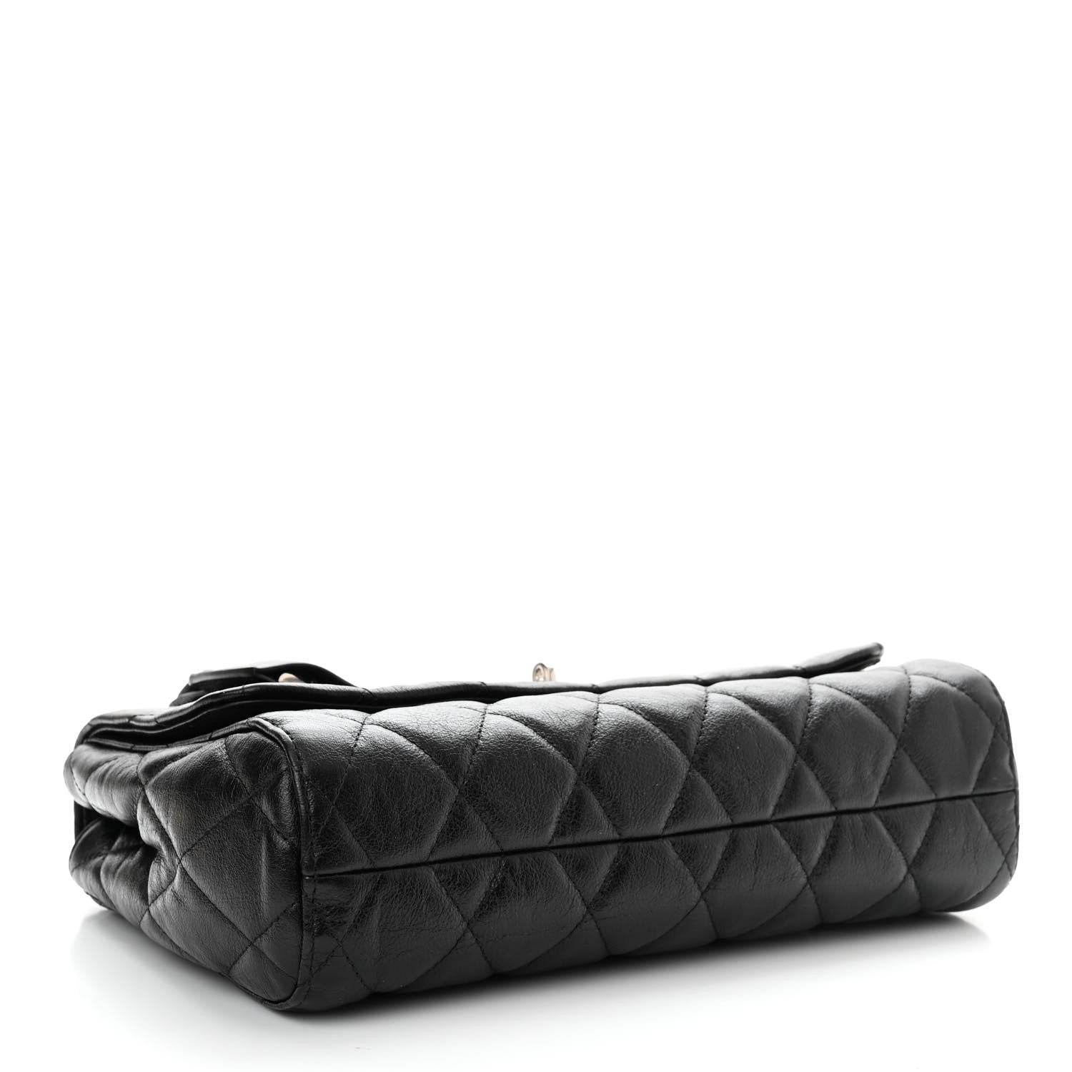 Mulberry Shiny Buffalo Medium Lily Flap Black 4 of 9