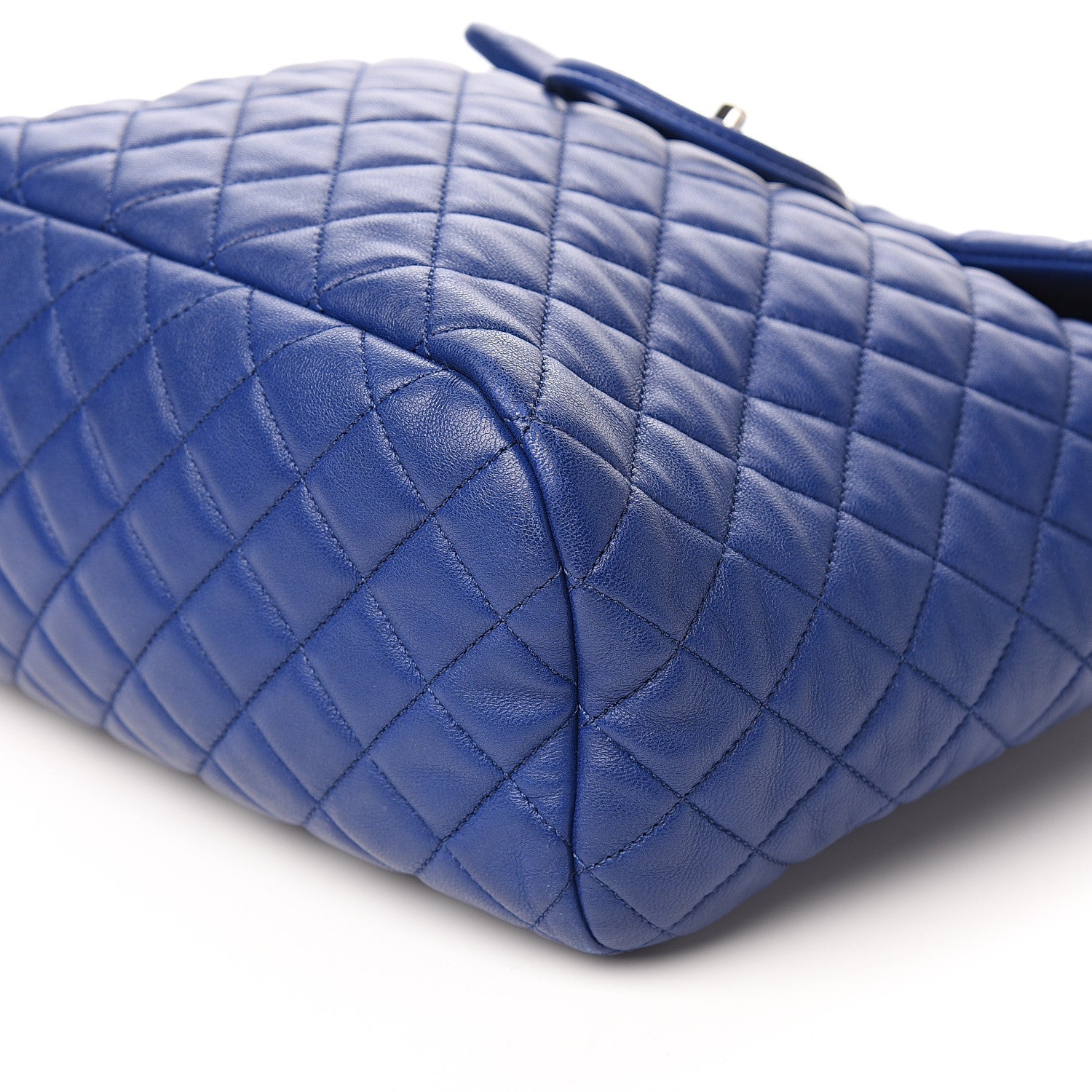 Chanel Lambskin Quilted Large Urban Spirit Backpack Blue 8 of 9