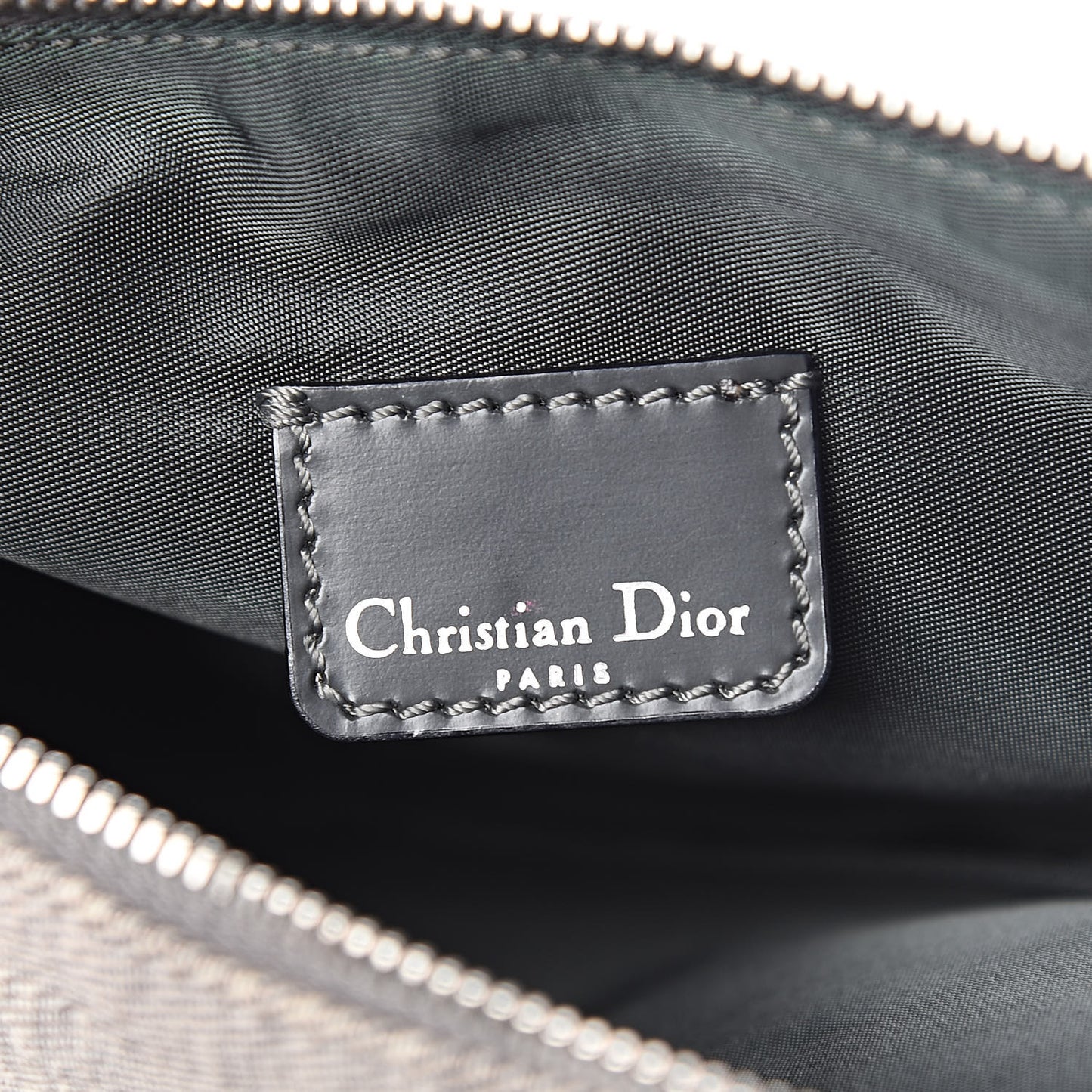 Denim Mini Saddle Pochette Grey