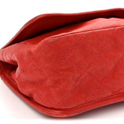 Chanel Calfskin Quilted Medium Natural Beauty Flap Red 9 of 11