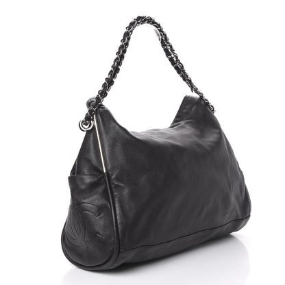 Chanel Lambskin Large Ultimate Soft Tote Black 2 of 10