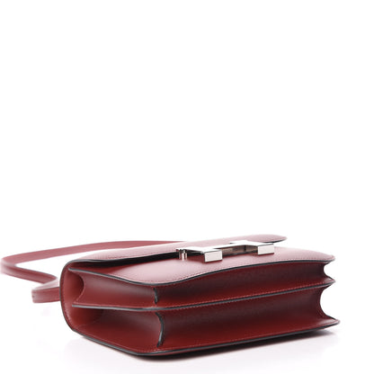 Hermes Veau Monsieur Constance 18 Rouge H 4 of 21