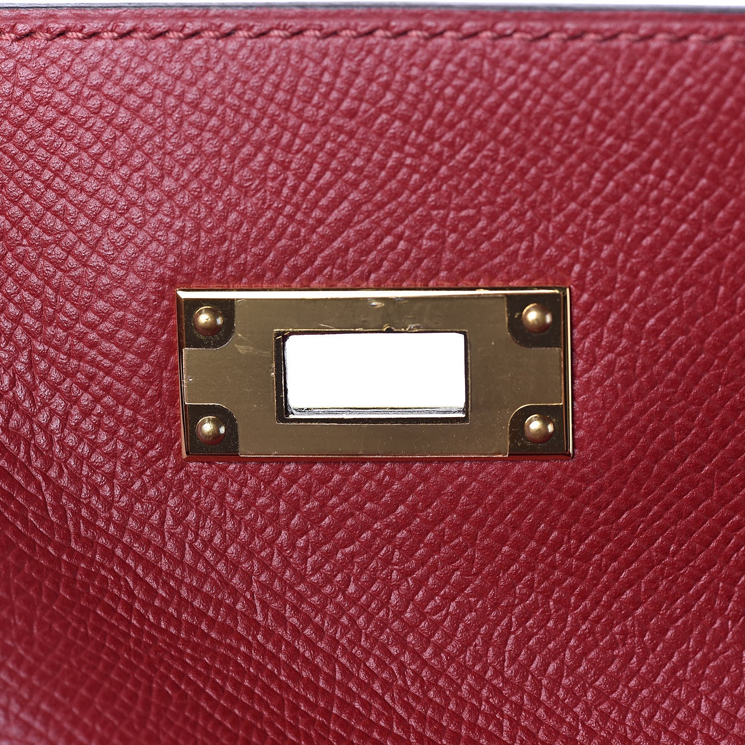 Hermes Epsom Kelly Sellier 32 Rouge Grenat 9 of 35