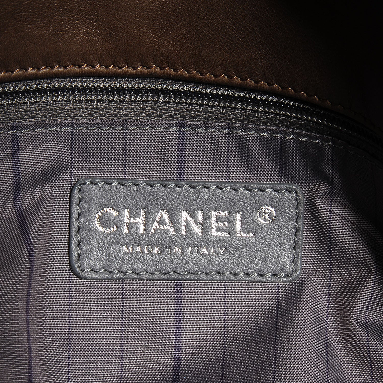 Chanel Lambskin Quilted Jumbo Origami Soft Squares Flap Khaki 7 of 8