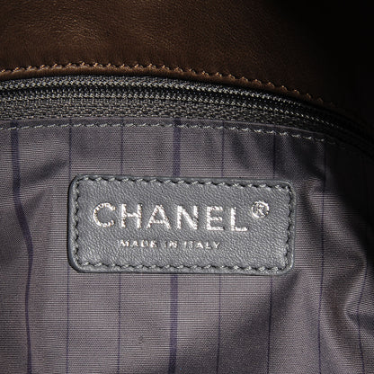 Chanel Lambskin Quilted Jumbo Origami Soft Squares Flap Khaki 7 of 8