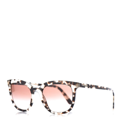 Prada Acetate Pillow Cat Eye Sunglasses SPR 03X Tortoise 1 of 8