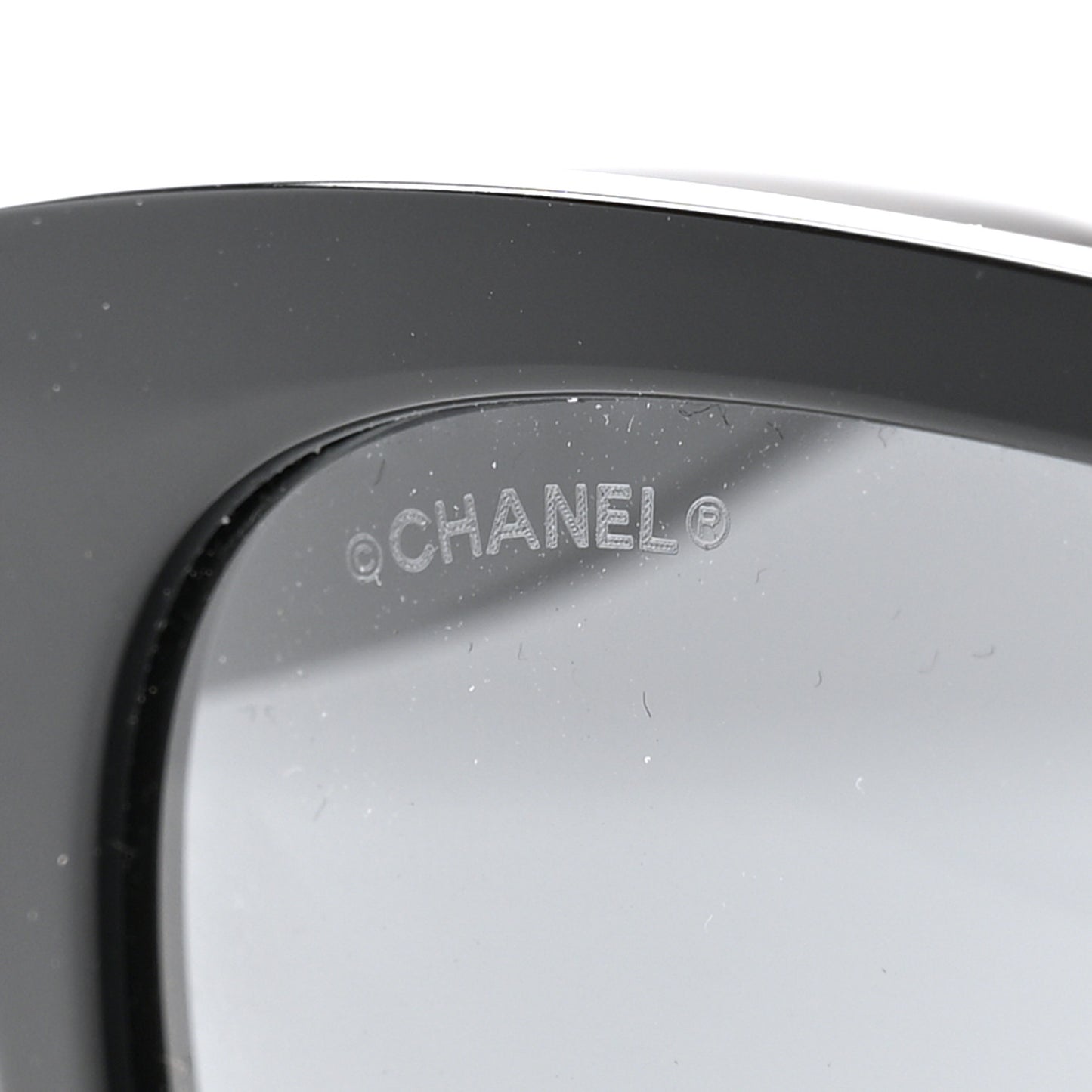 Acetate Square CC Sunglasses 5380-A Black