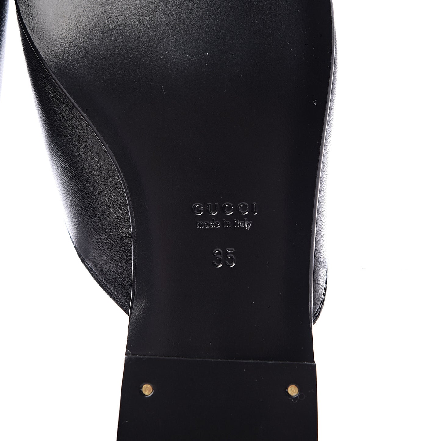 Malaga Kid Horsebit Slide Sandals 35 Black