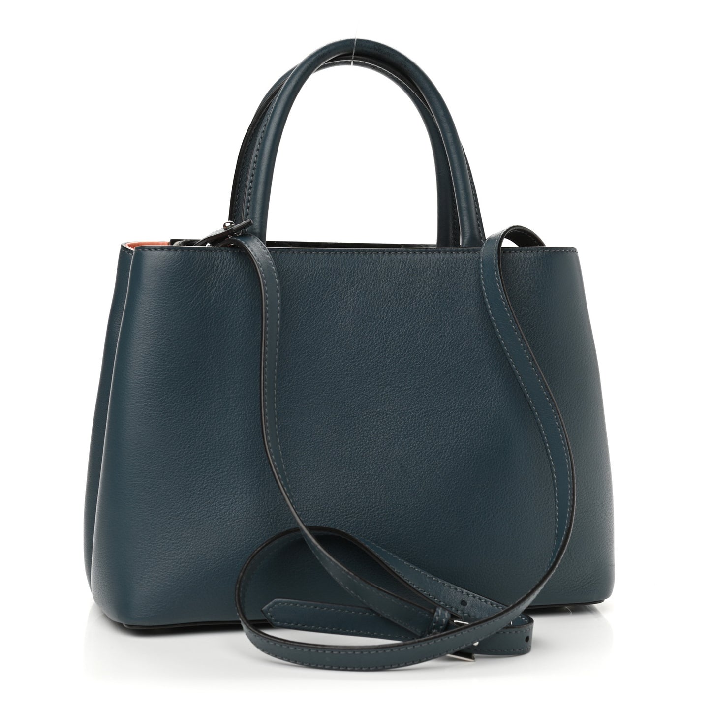 Vitello Dolce Century Petite 2Jours Tote Pavone Albicocca