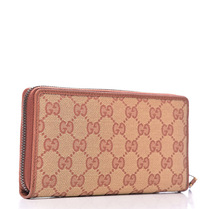 Gucci X MLB GG Monogram LA Dodgers Zip Around Wallet Beige Ruggine Ivory 3 of 8