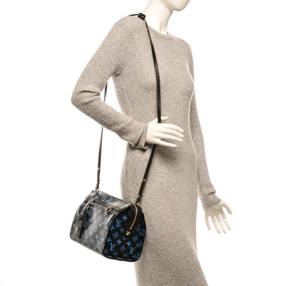 Louis Vuitton Colored Monogram Speedy Amazon PM Blue Black 2 of 6