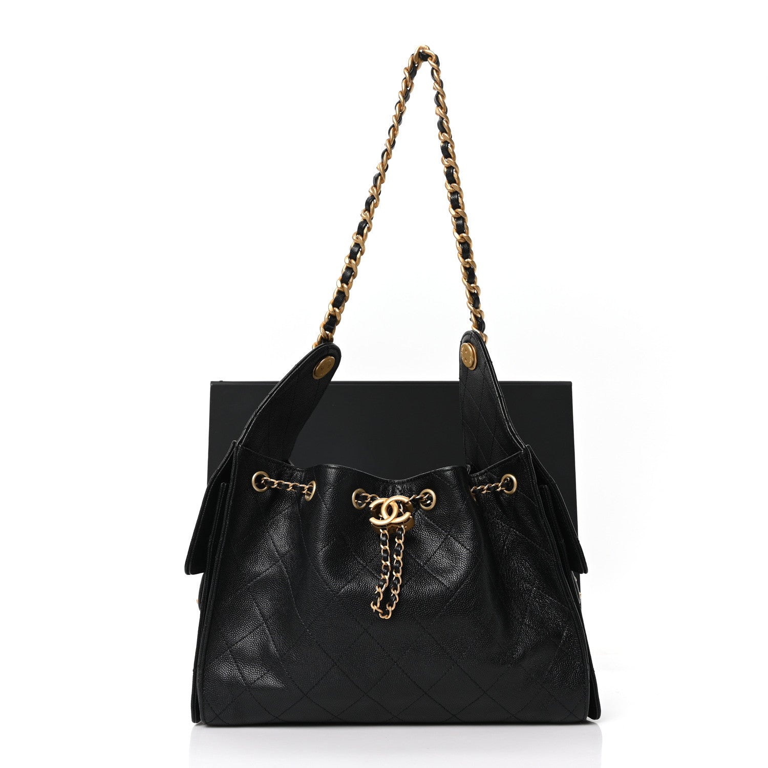 Chanel Caviar Quilted Small Chanel 25 Handbag Black 11 of 11