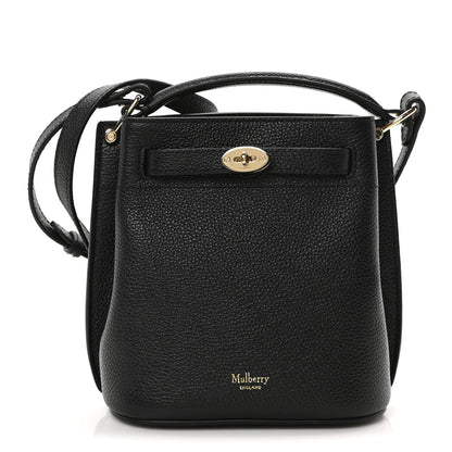 Mulberry Small Classic Grain Mini Islington Bucket Bag Black 1 of 9