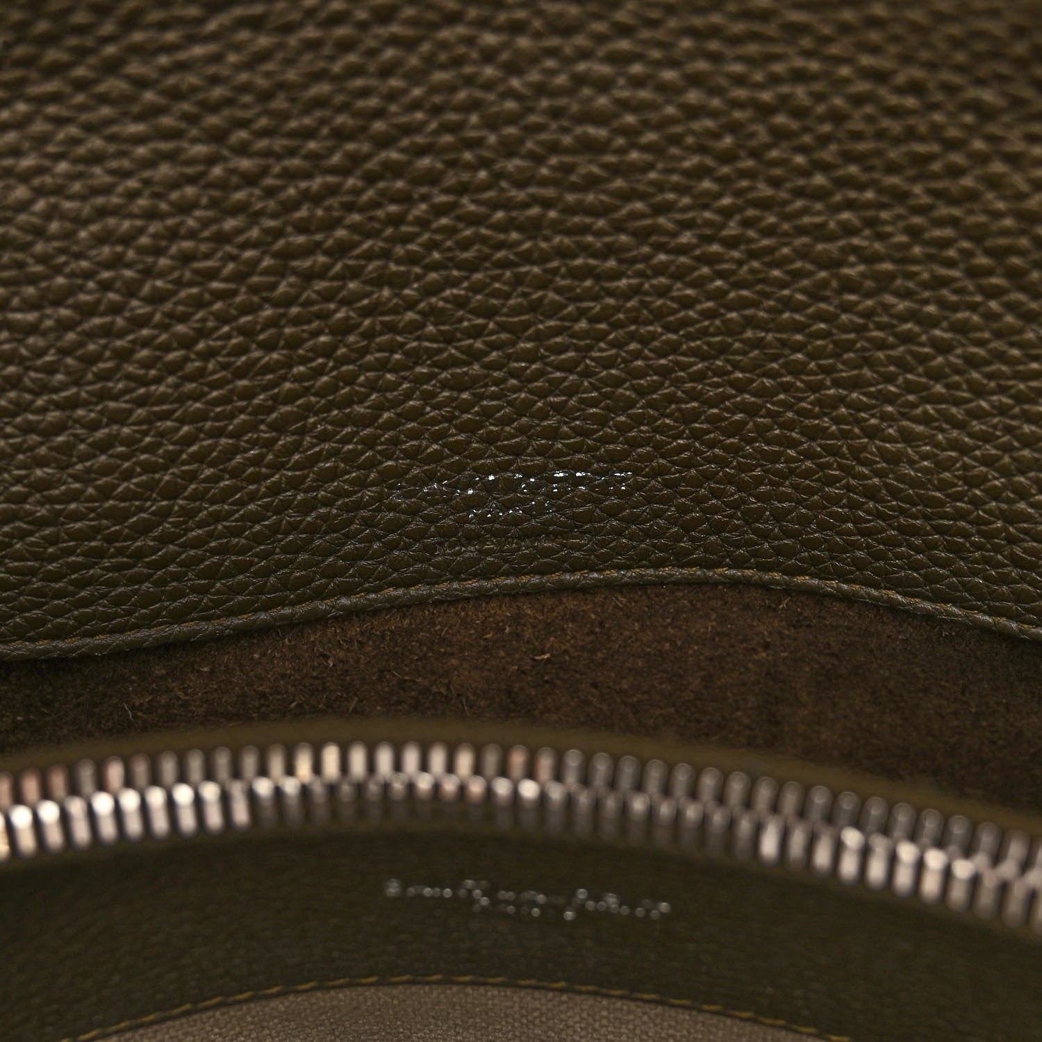 Saint Laurent Grained Calfskin Small Supple Sac De Jour Kaki Militaire 6 of 12
