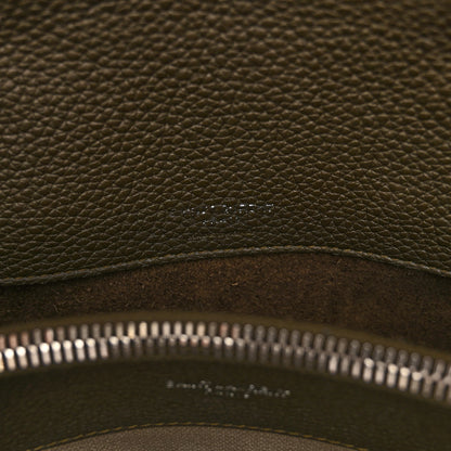 Saint Laurent Grained Calfskin Small Supple Sac De Jour Kaki Militaire 6 of 12