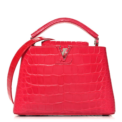 Louis Vuitton Alligator Capucines BB Fuchsia 1 of 9