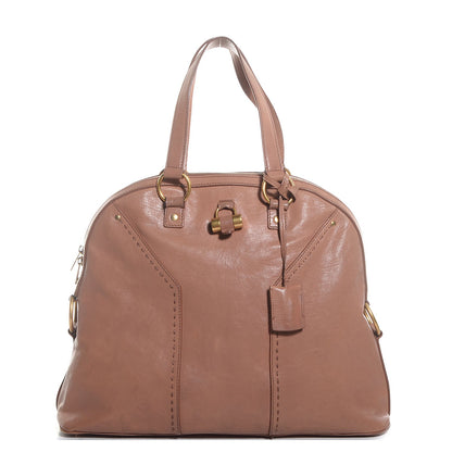 Saint Laurent Leather Oversized Muse Beige 1 of 10