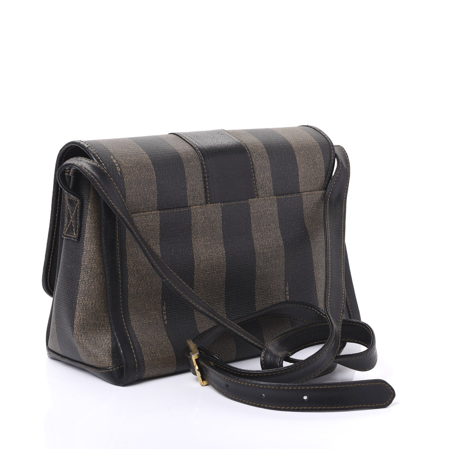 Calfskin Pequin Spalmati Crossbody Bag Tobacco