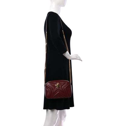 Stella McCartney Eco Alter Nappa Star Patch Shoulder Bag Red 2 of 9