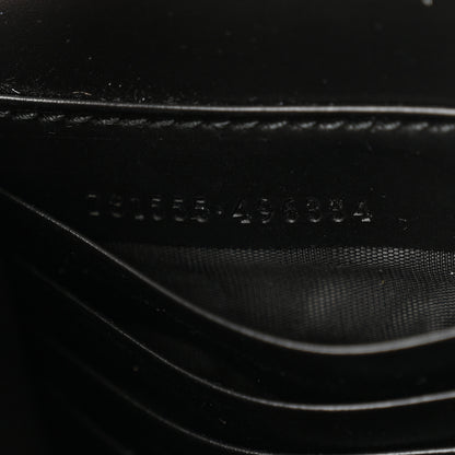 Gucci Calfskin GG Debossed Chain Wallet Black 7 of 10