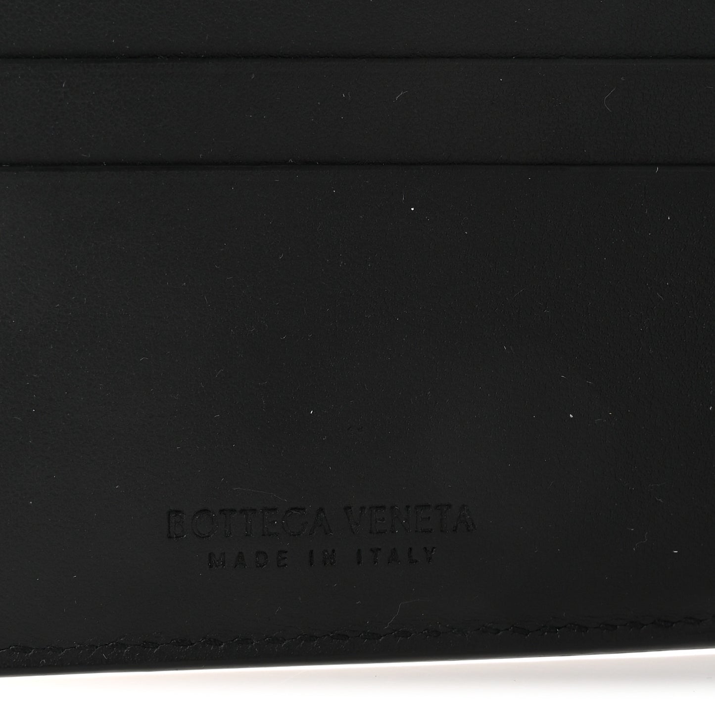 Nappa Maxi Intrecciato Bi-Fold Wallet Black