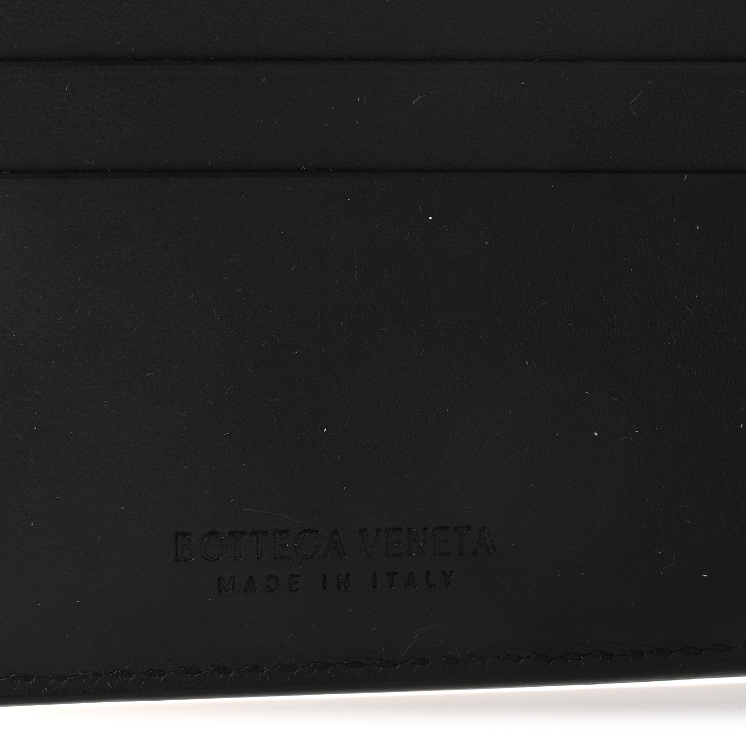 Bottega Veneta Nappa Maxi Intrecciato Bi-Fold Wallet Black 6 of 7