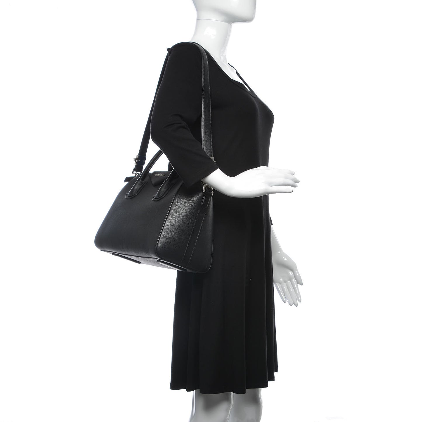 Sugar Goatskin Small Antigona Black