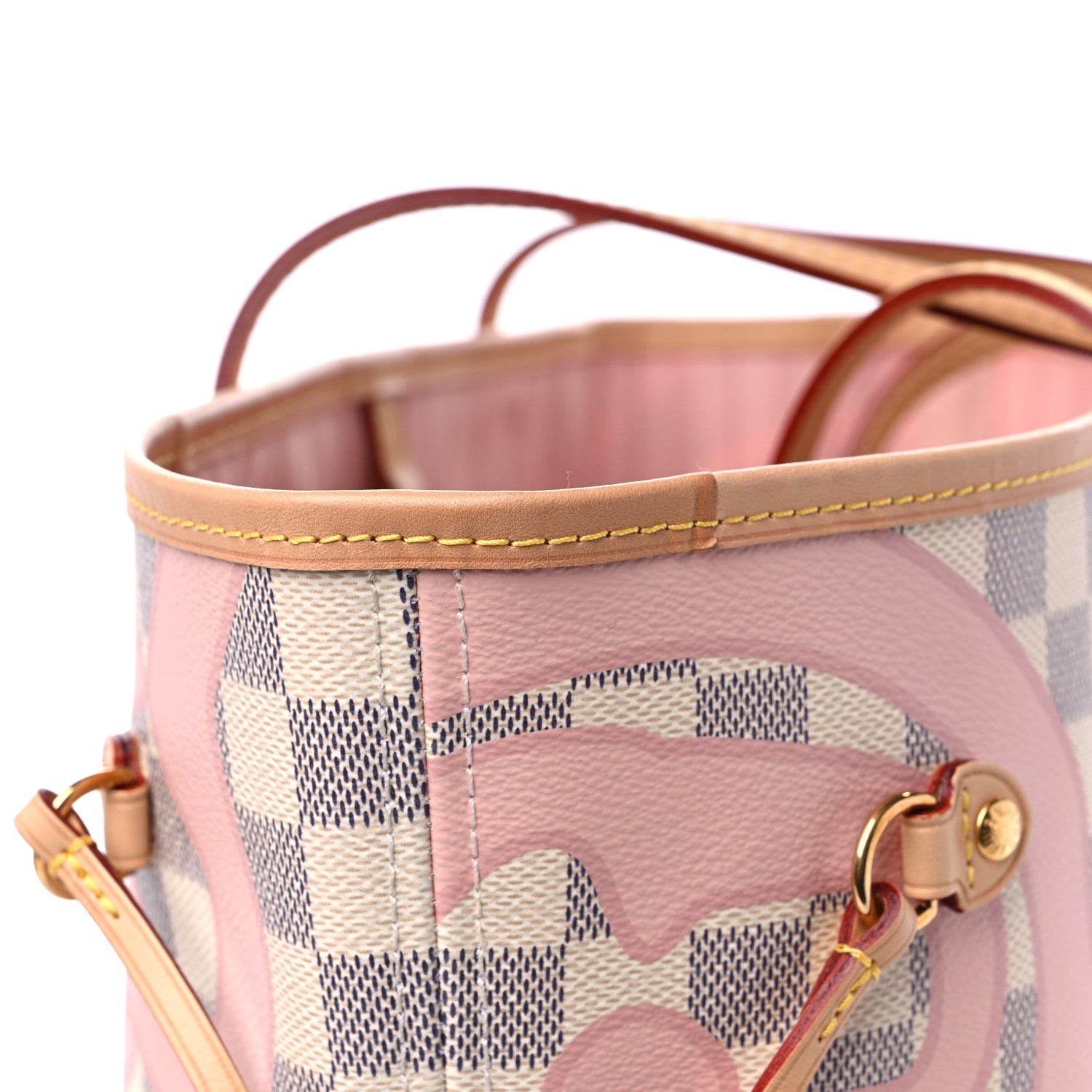 Louis Vuitton Damier Azur Tahitienne Neverfull MM 12 of 13