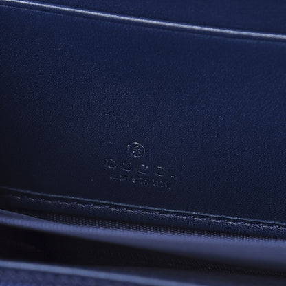 Gucci X MLB Guccissima Signature NY Yankees Embroidered Zip Around Wallet Royale Ivory 6 of 9