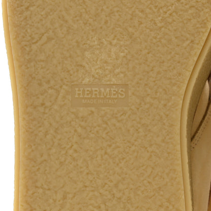 Hermes Suede Shearling Womens Hemisphere Ankle Boots 39 Beige Palomino 7 of 8