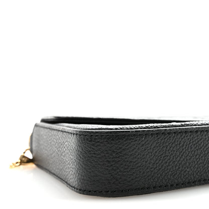 Louis Vuitton Empreinte Pochette Felicie Chain Wallet Black 9 of 10