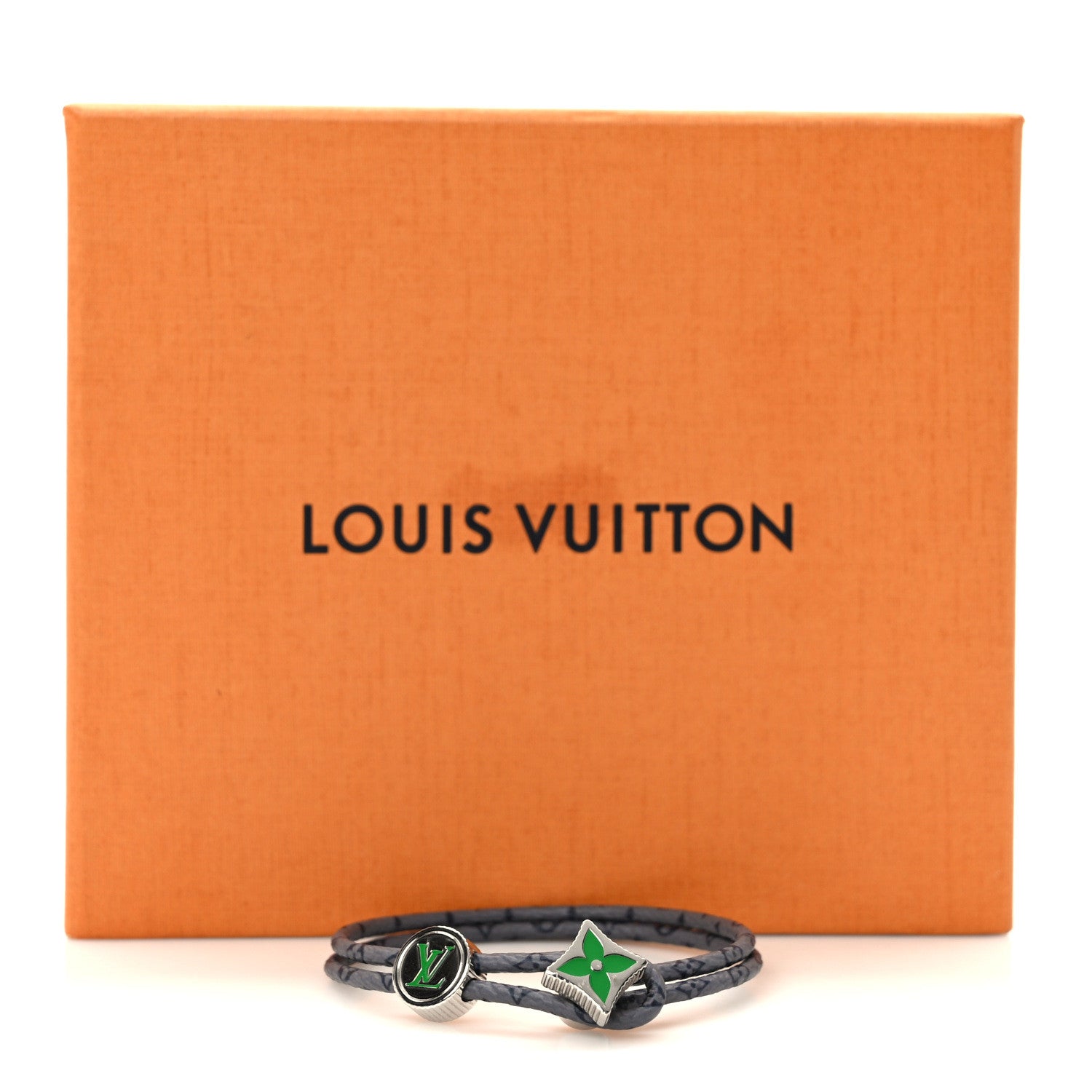 Louis Vuitton Monogram Eclipse Catch It Bracelet 5 of 5