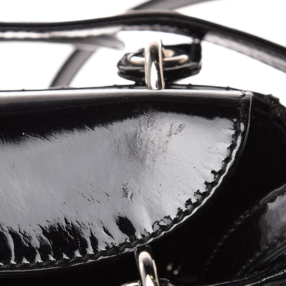 Christian Dior Patent Cannage Mini Lady Dior Black 8 of 11