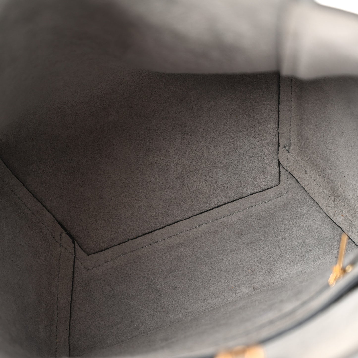 Soft Grained Calfskin Small Sangle Bucket Bag Cloud
