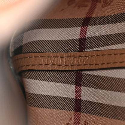 Burberry Haymarket Check Colours Small Lorne Bucket Crossbody Beige 8 of 13