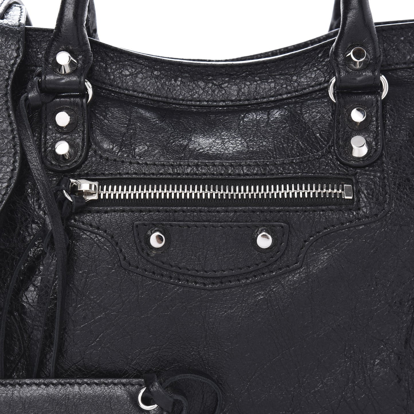 Agneau Classic Silver Hardware S City Black