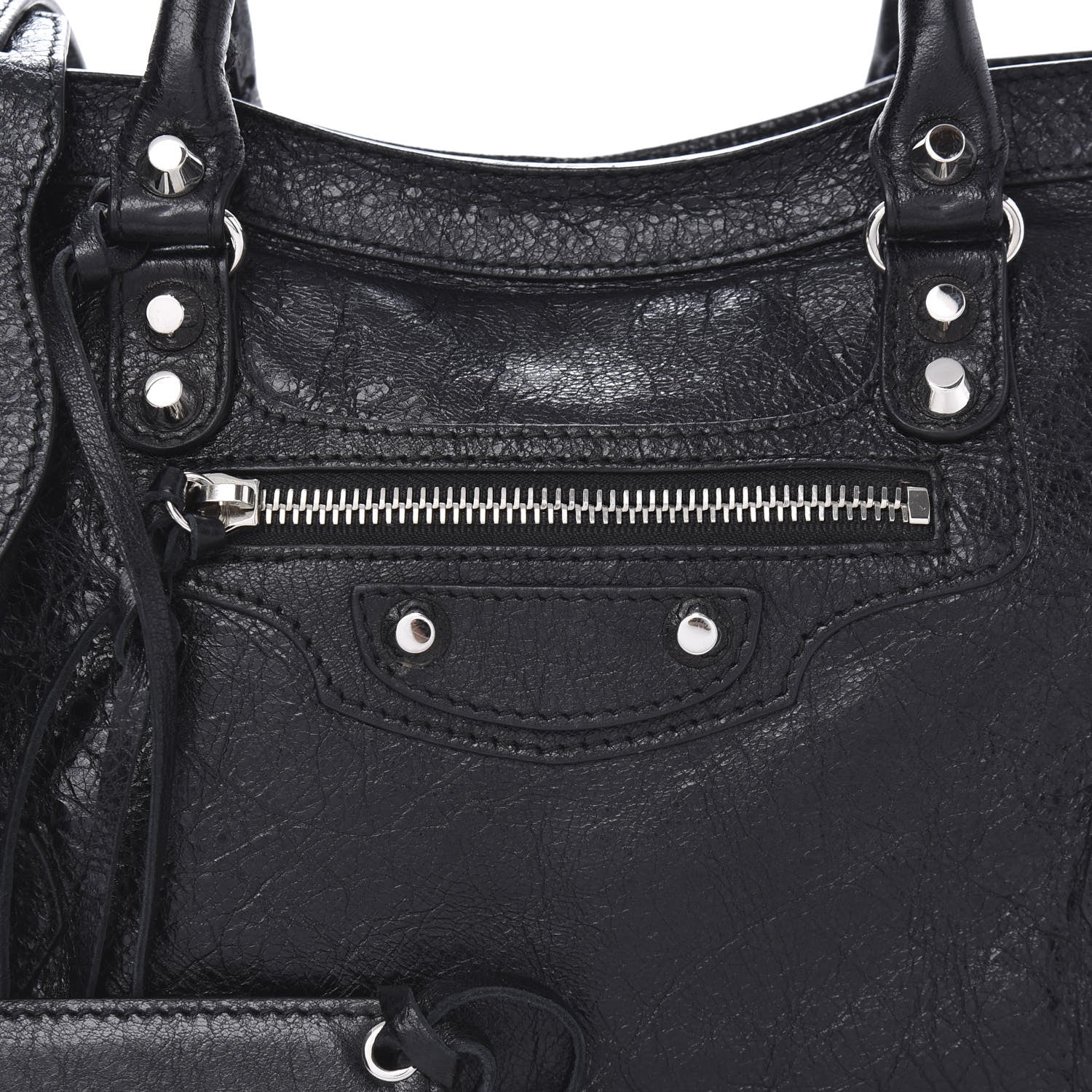Balenciaga Agneau Classic Silver Hardware S City Black 9 of 9