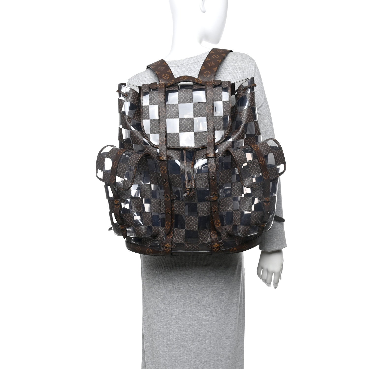 Louis Vuitton PVC Monogram Chess Christopher GM 2 of 9