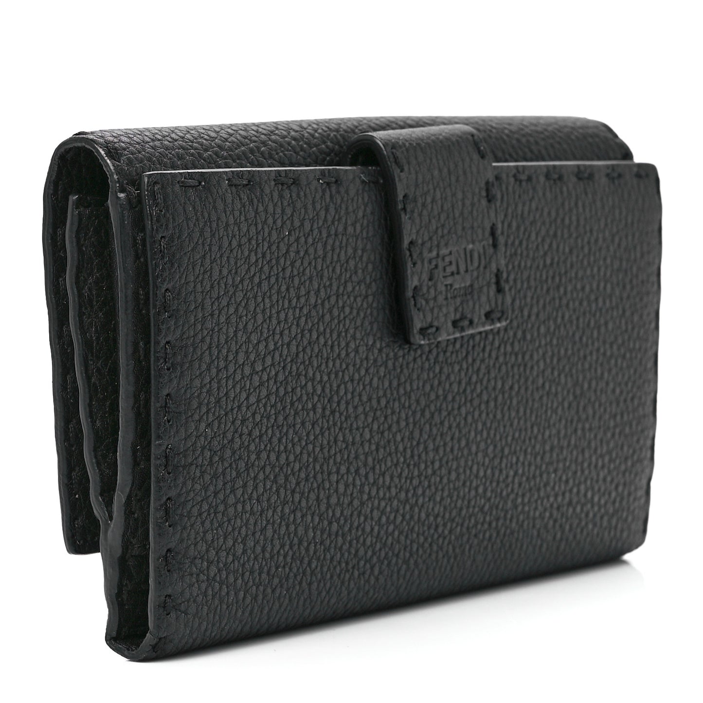 Cuoio Romano Selleria Peekaboo Continental Wallet Asfalto