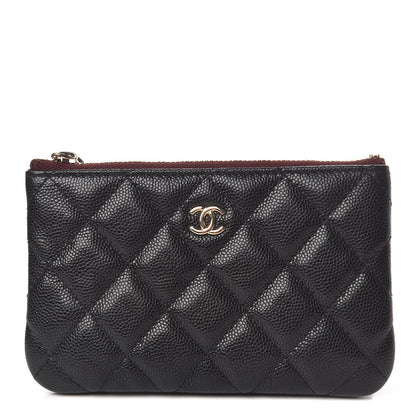 Chanel Caviar Quilted Small Cosmetic Case Black 1 of 9