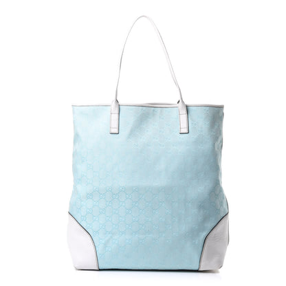 Gucci Monogram Tote Turquoise White 1 of 11