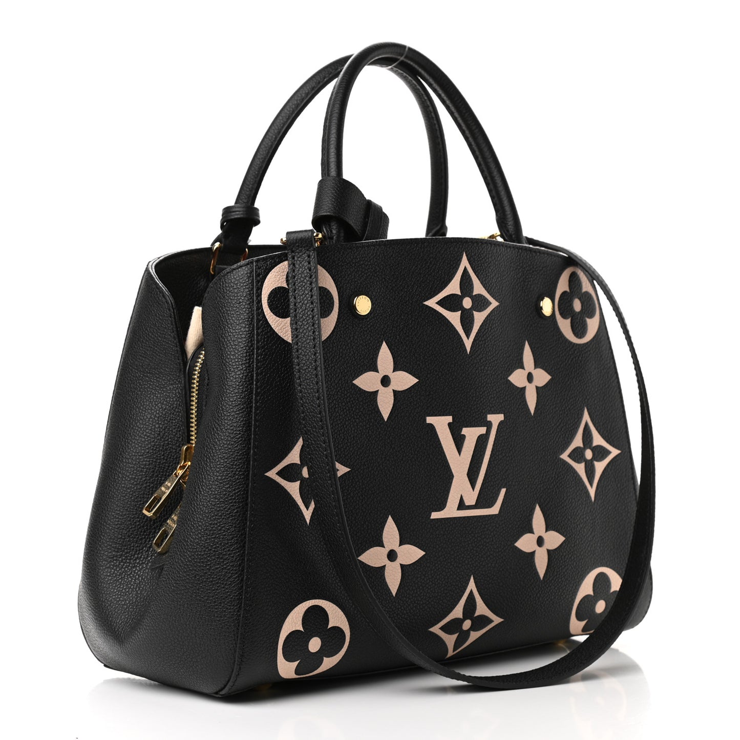 Empreinte Monogram Giant Montaigne MM Black Beige