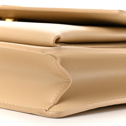 Saint Laurent Smooth Calfskin Medium Monogram Sunset Satchel Beige 10 of 13