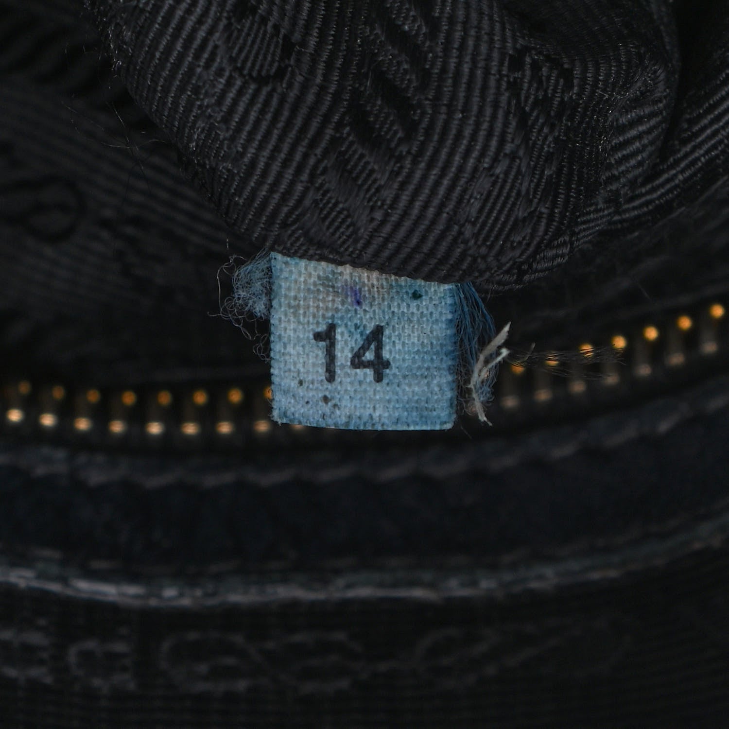 Prada Tessuto Nylon Soft Calfskin Tote Black 7 of 23