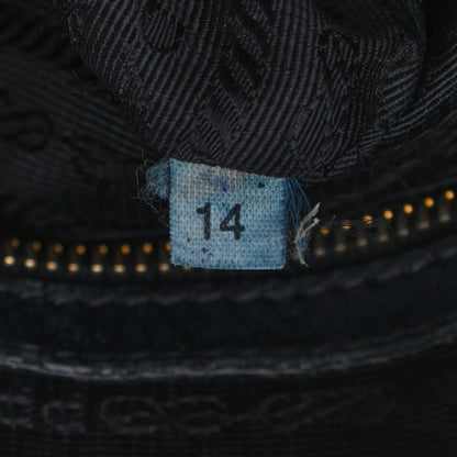 Prada Tessuto Nylon Soft Calfskin Tote Black 7 of 23